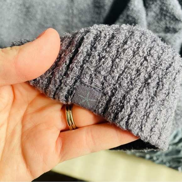 Barefoot Dreams Open Front Cardigan Sweater Blue/Gray Sz XS/S - Picture 10 of 10